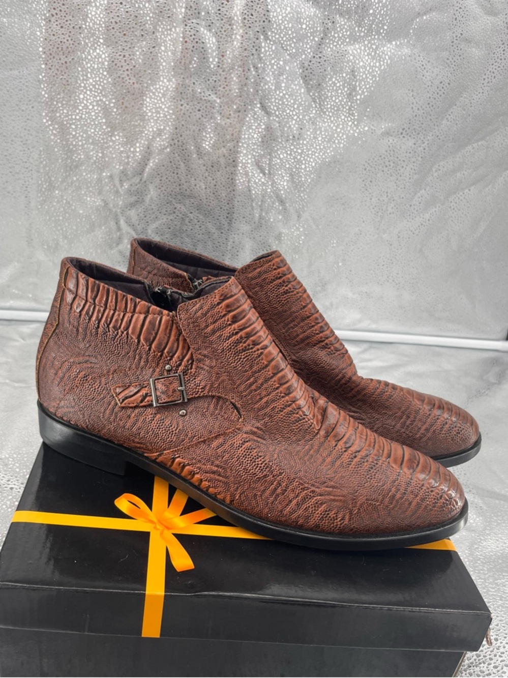 Men Business Office Solid Color Suede Chelsea Boots Casual Ankle Short Size 14